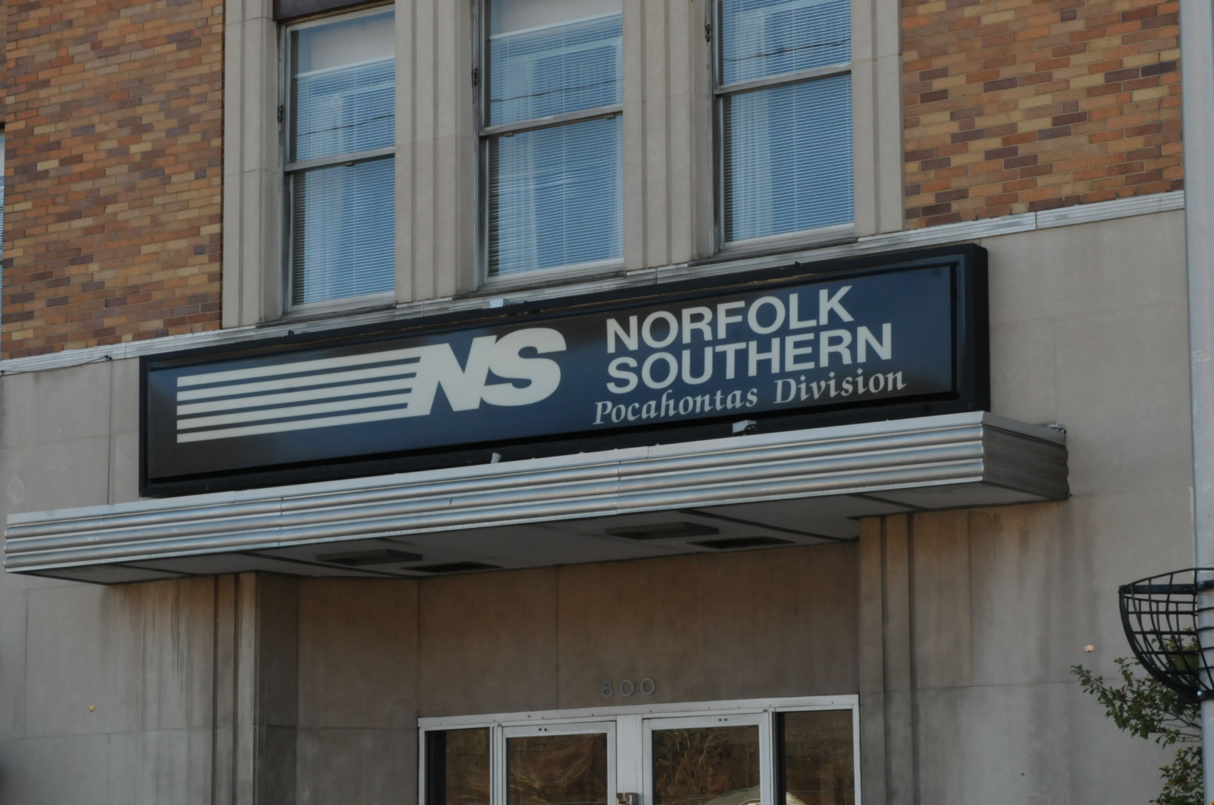 Norfolk Southern Pocahontas Division offices in Bluefield ...